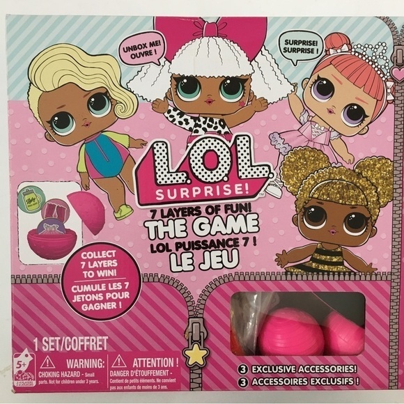 L.O.L. Surprise 7 Layers of Fun Game Jumbo Cards & Puzzle - Picture 5 of 14